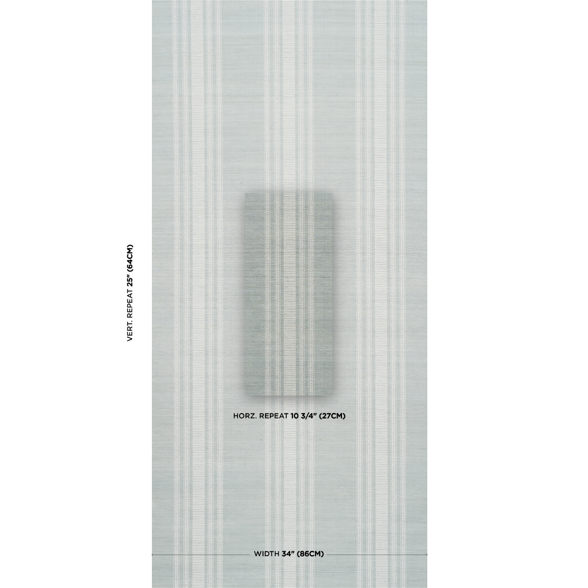 CASSIA SILK STRIPE WALLCOVERING gallery 1