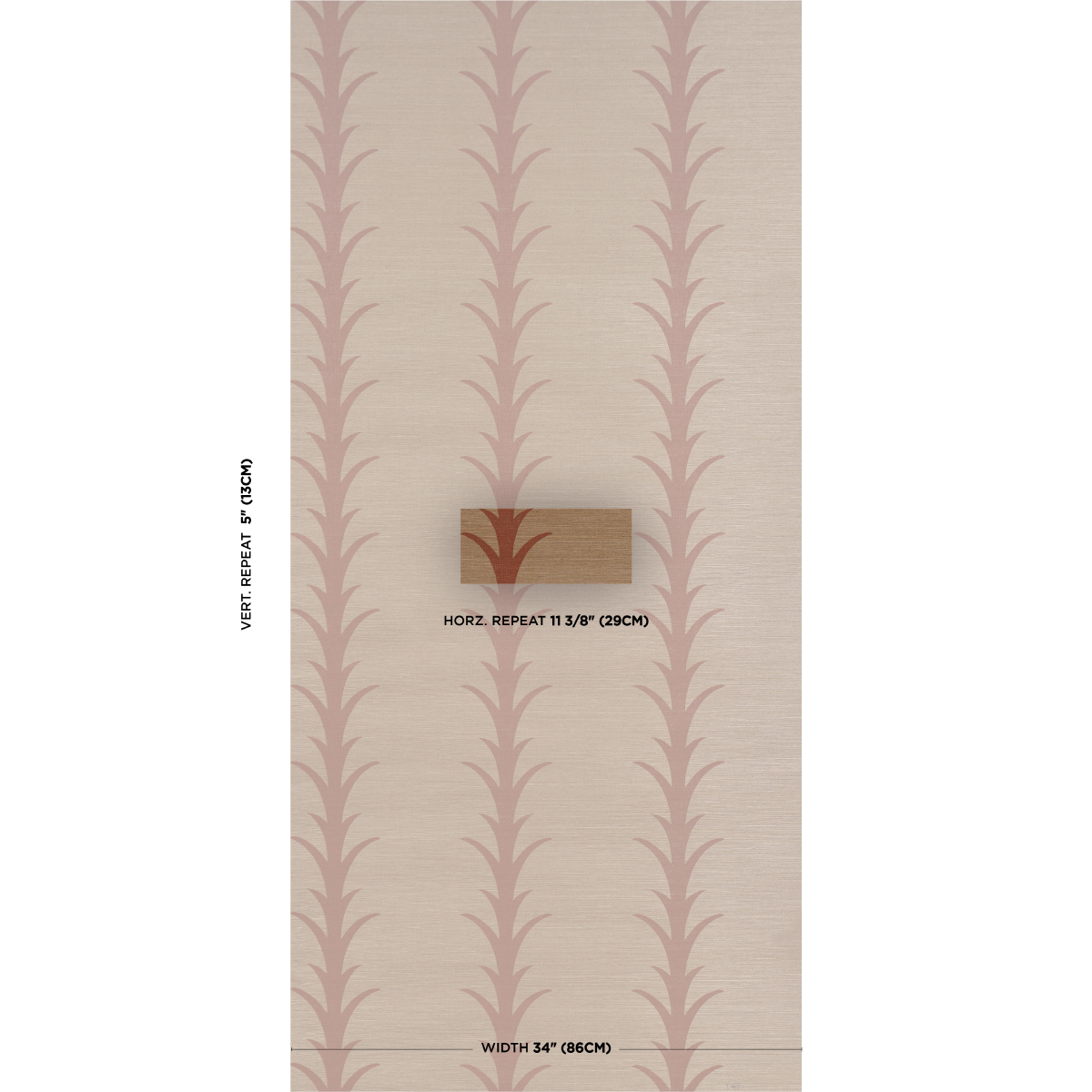 ACANTHUS STRIPE SISAL gallery 1