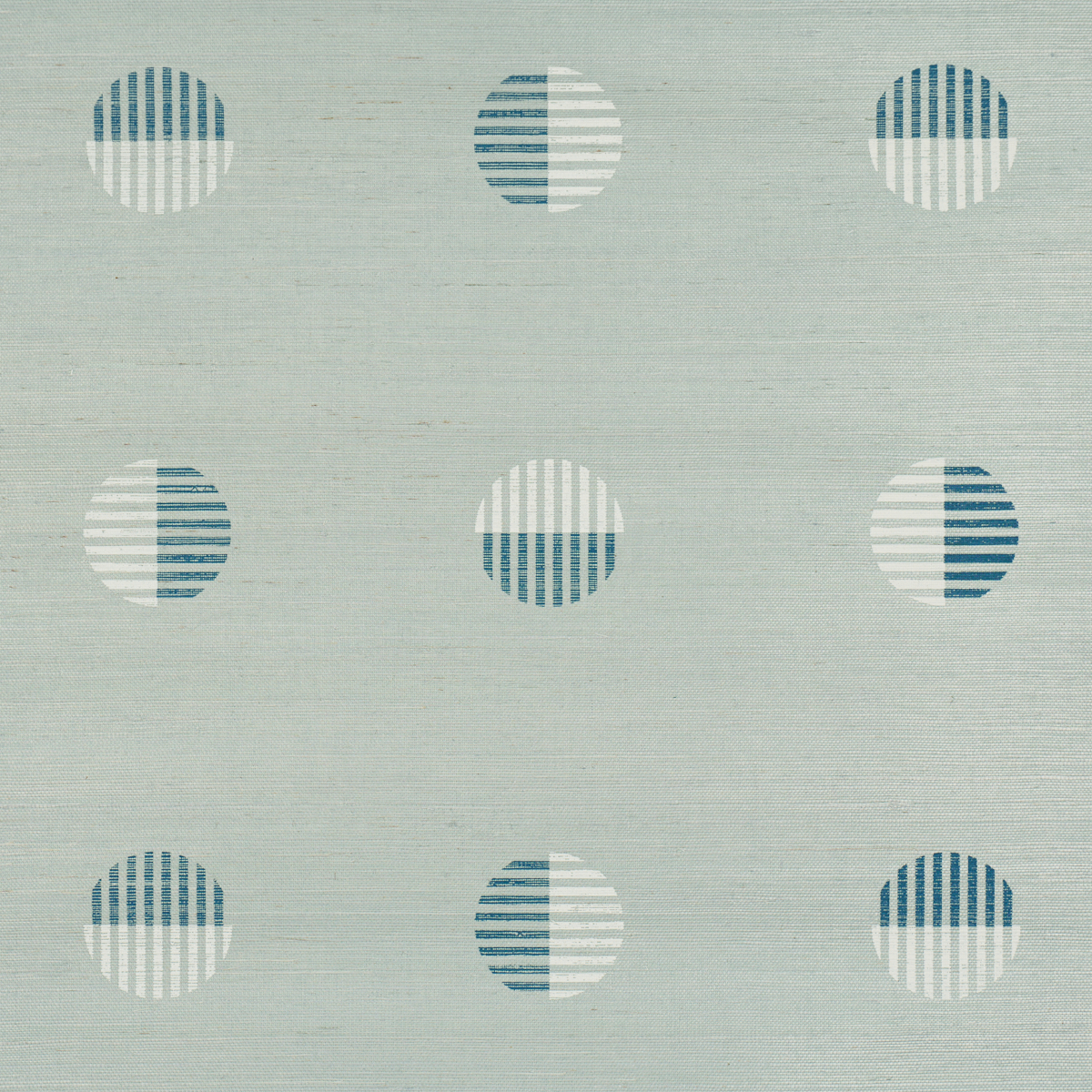 Ando Hand Blocked Sisal — CHAMBRAY