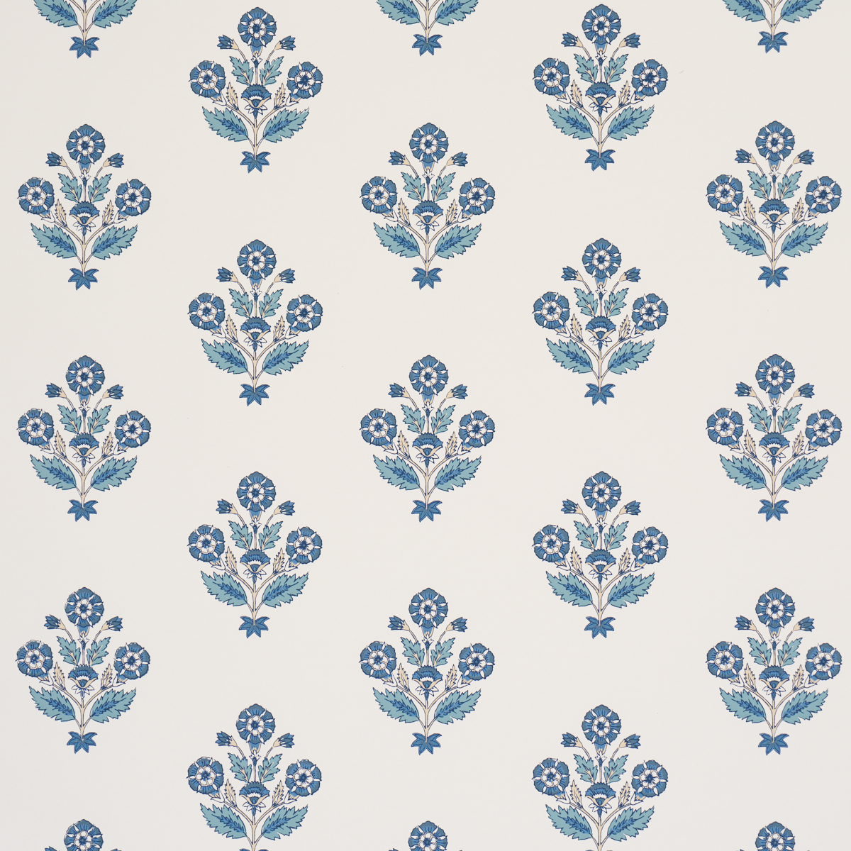 DALILA HAND-SCREEN PRINT — BLUE