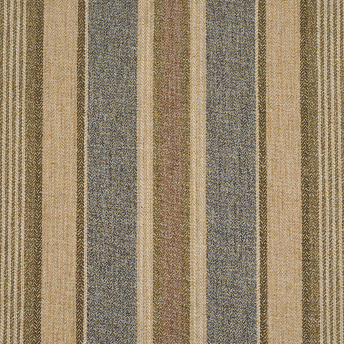 Edgemere Stripe - Denim Fabrics | Schumacher