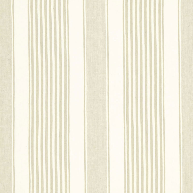 Summerville Linen Stripe - Dune Fabrics | Schumacher