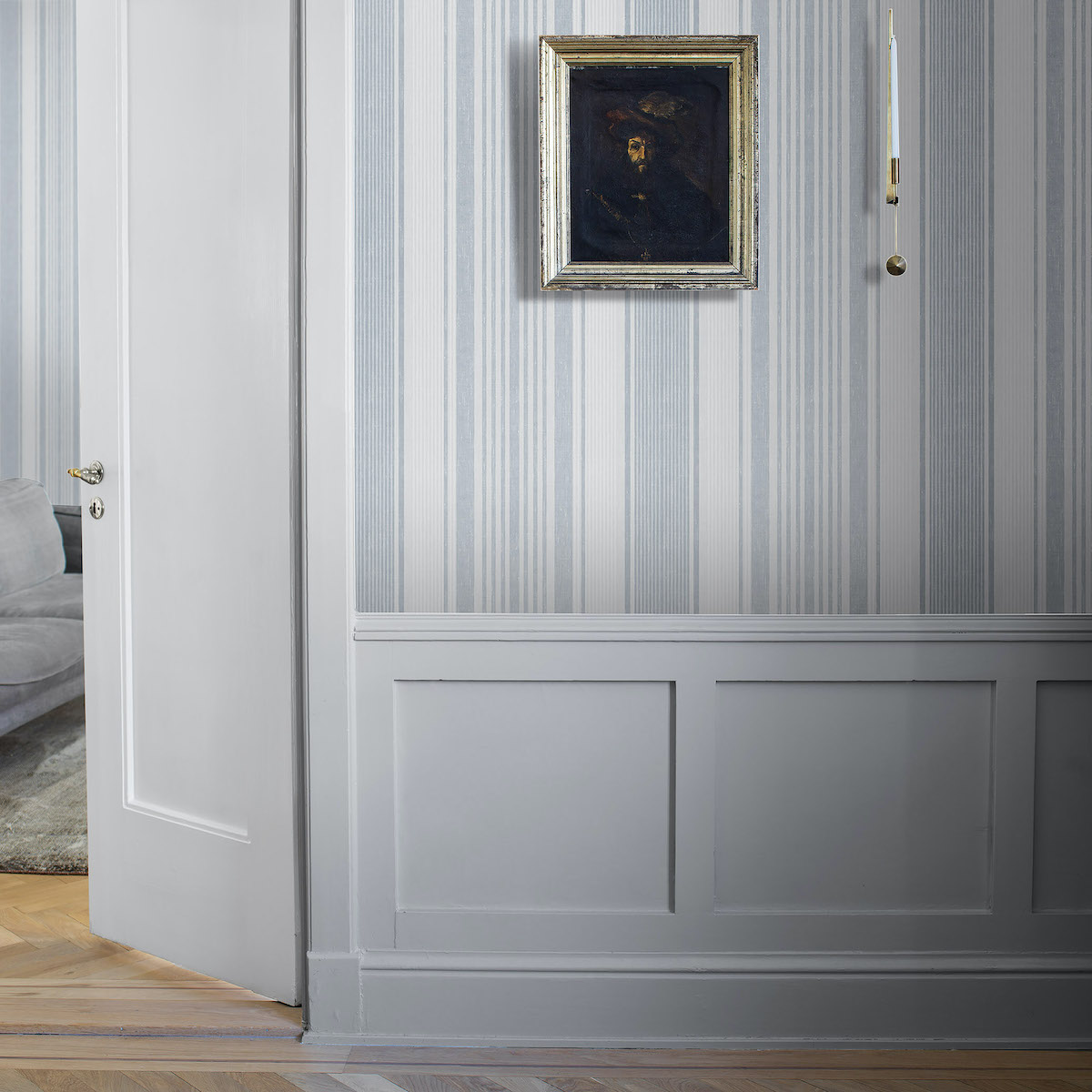 LINEN STRIPE BY BORÅSTAPETER gallery 1