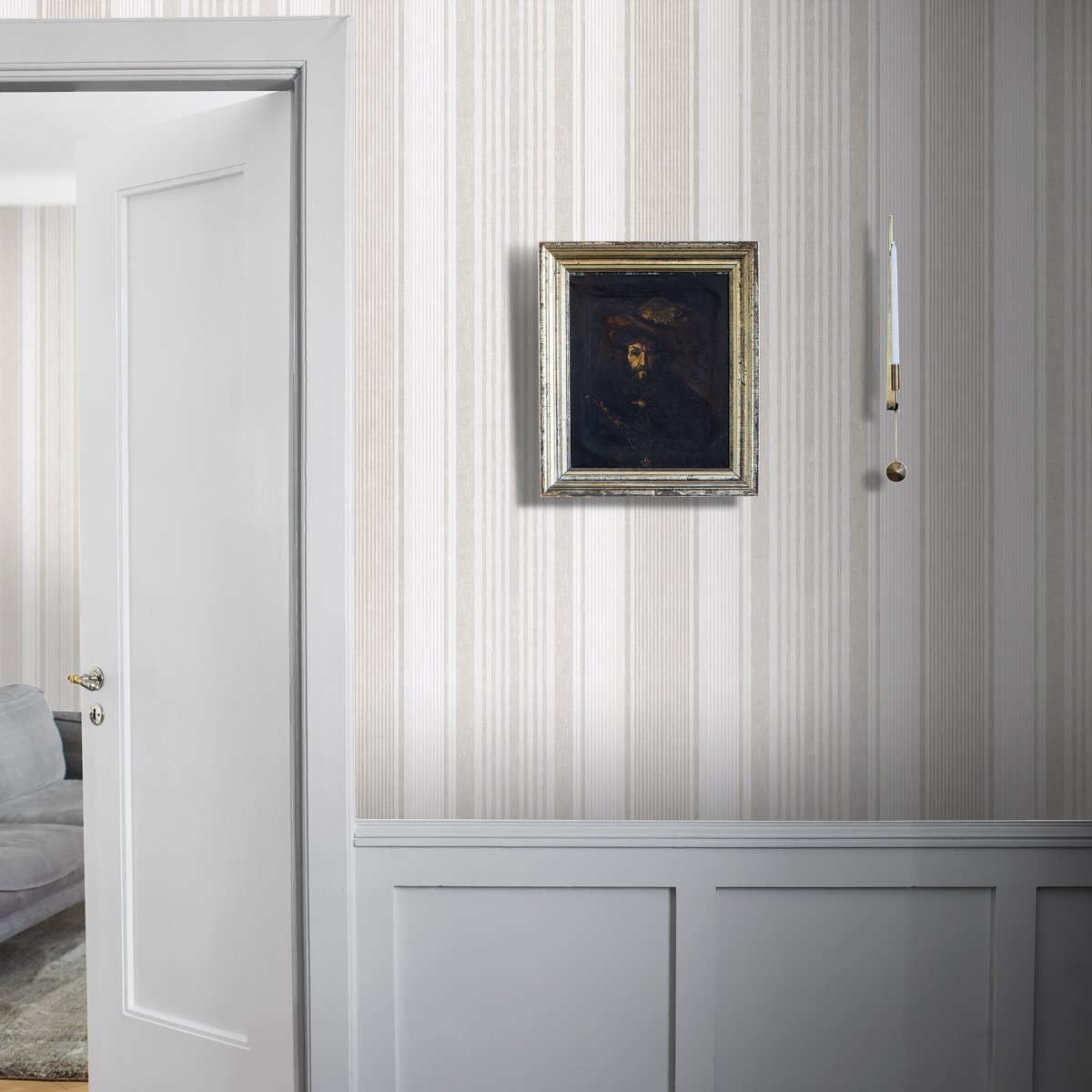 LINEN STRIPE BY BORÅSTAPETER gallery 2