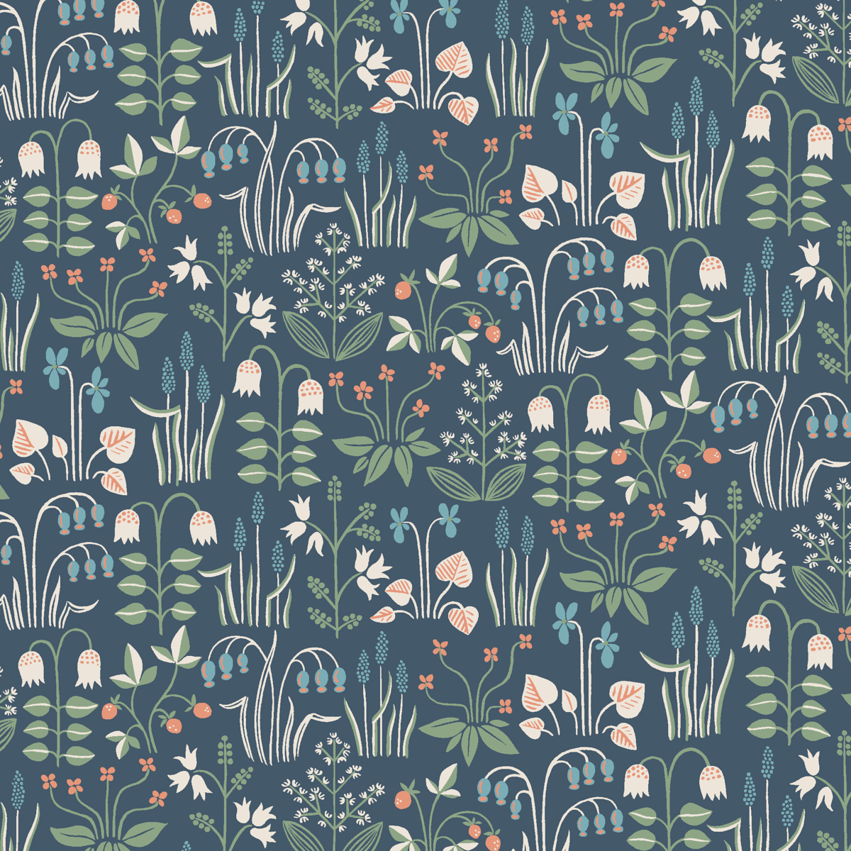 STRAWBERRY FIELD — NAVY