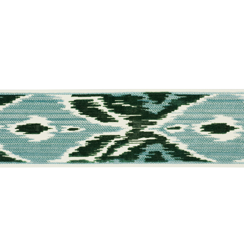 Xenia Velvet Tape - Peacock Trims | Schumacher