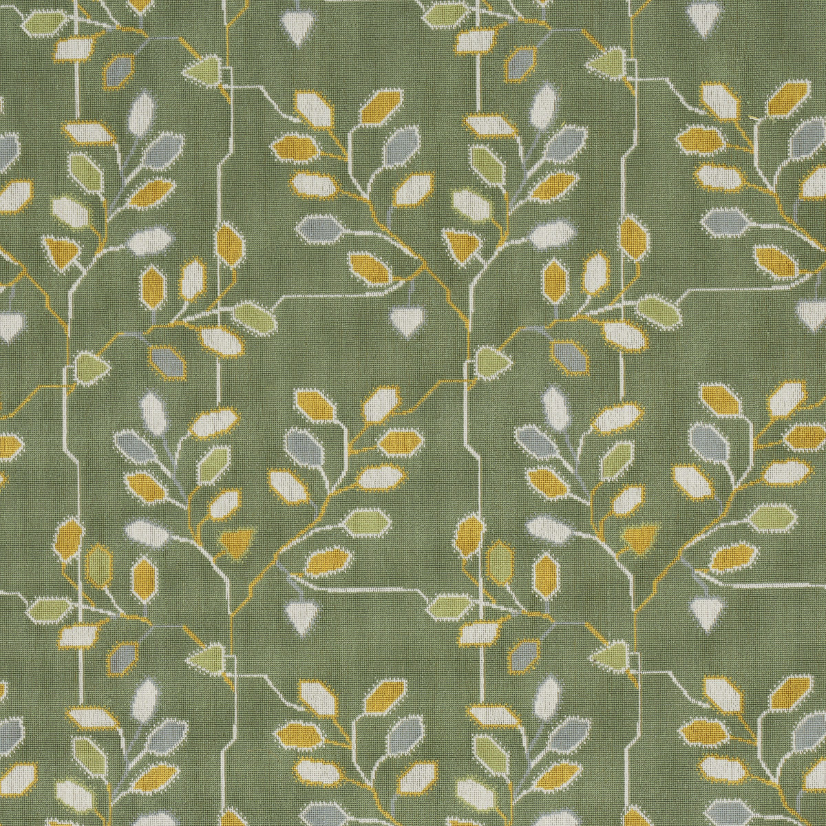 趣味・スポーツ・実用 COLLAPSE WEAVE / ANNE FIELD Tumble Weed Épinglé - Meadow Green Fabrics | Schumacher