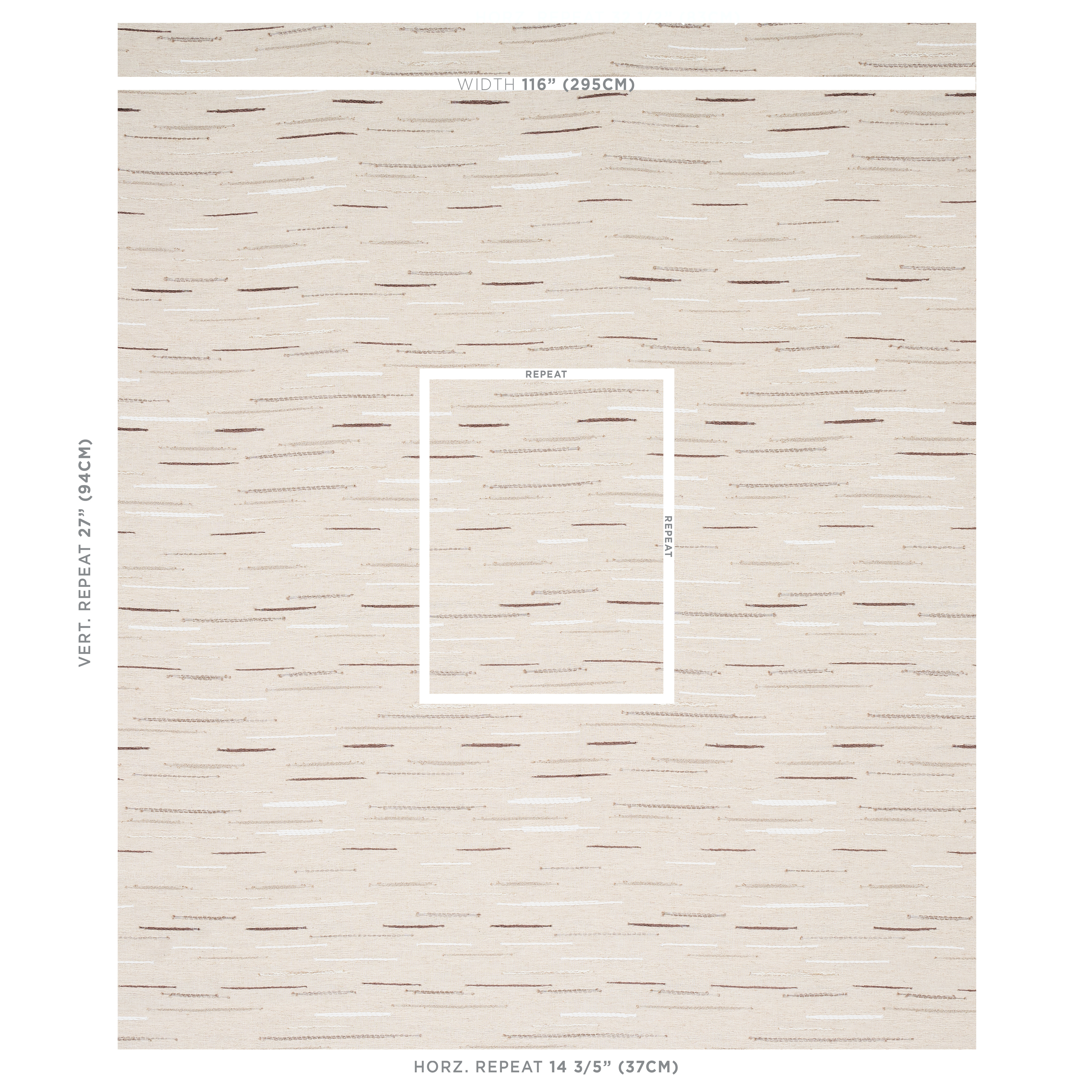 Leland Stripe - Neutral Fabrics | Schumacher
