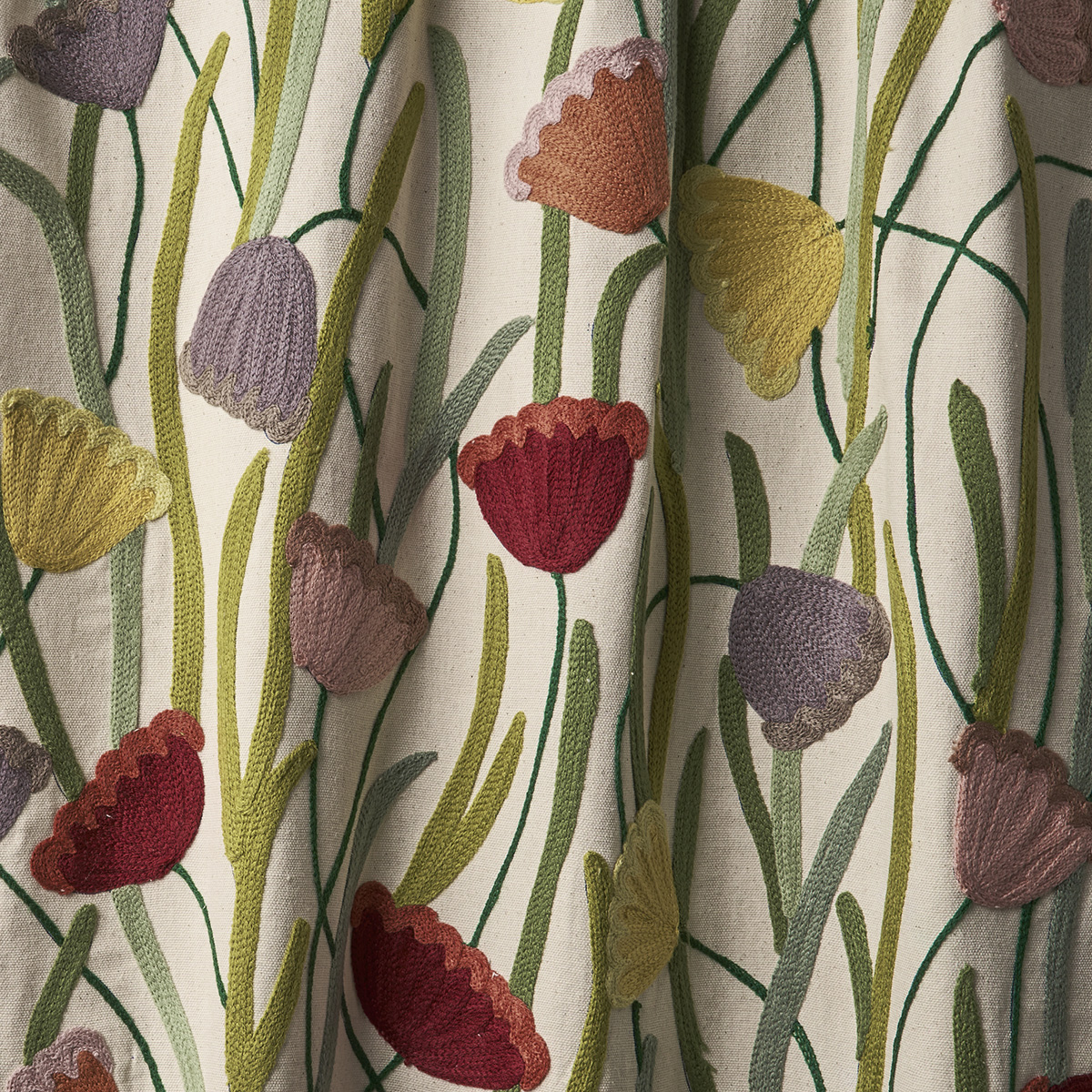 Deco Flower Embroidery - Multi Fabrics