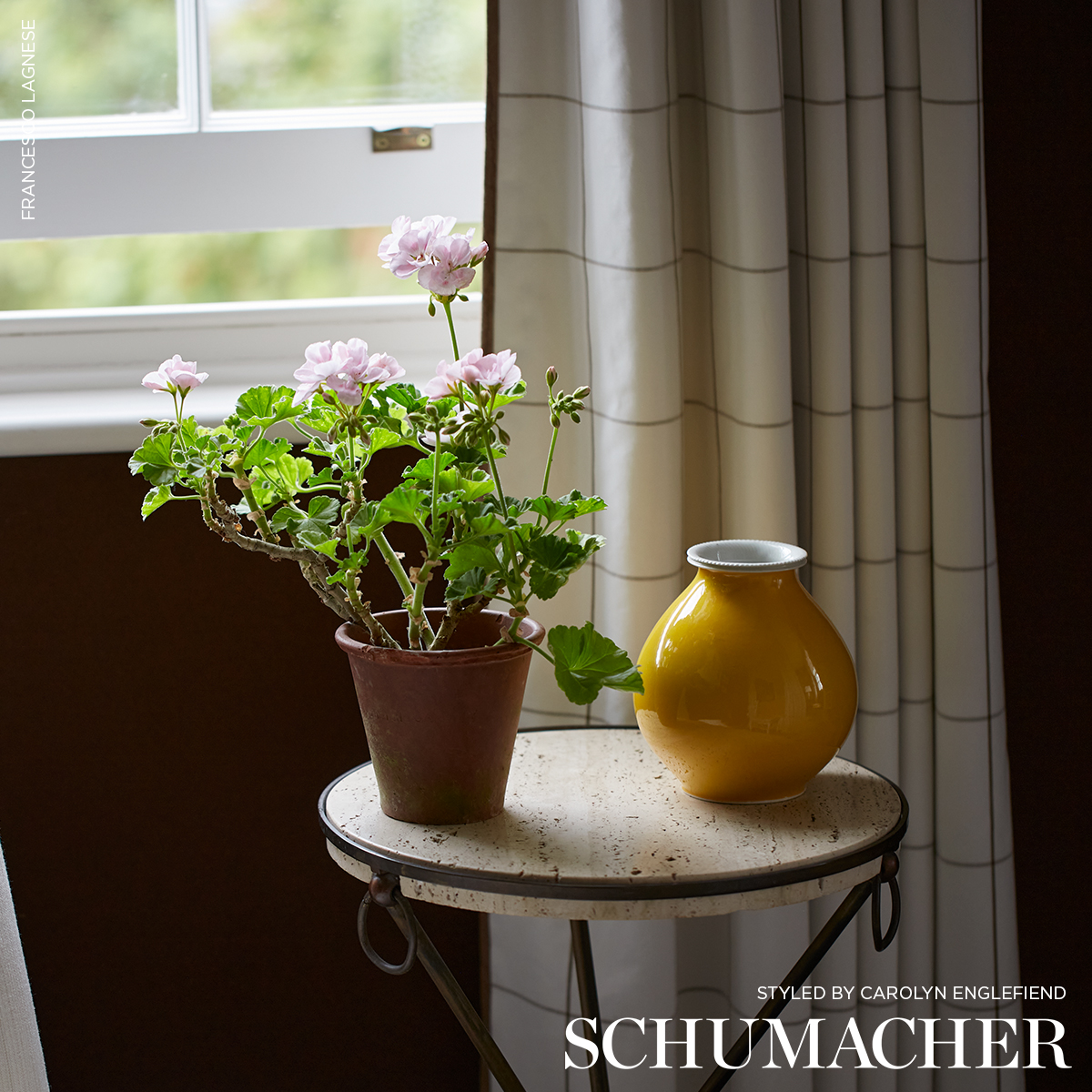 Woodman Check - Berber Brown Fabrics | Schumacher