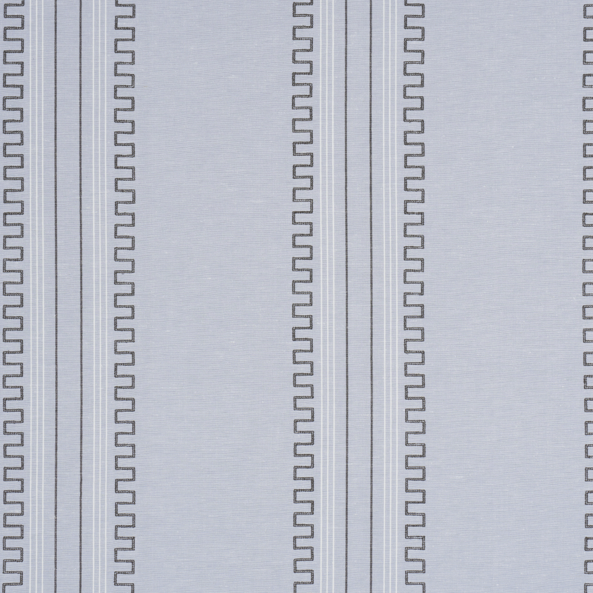 ommo 荻原桃子 IRREGULAR PATTERN SK Greco Stripe - Chambray Fabrics | Schumacher