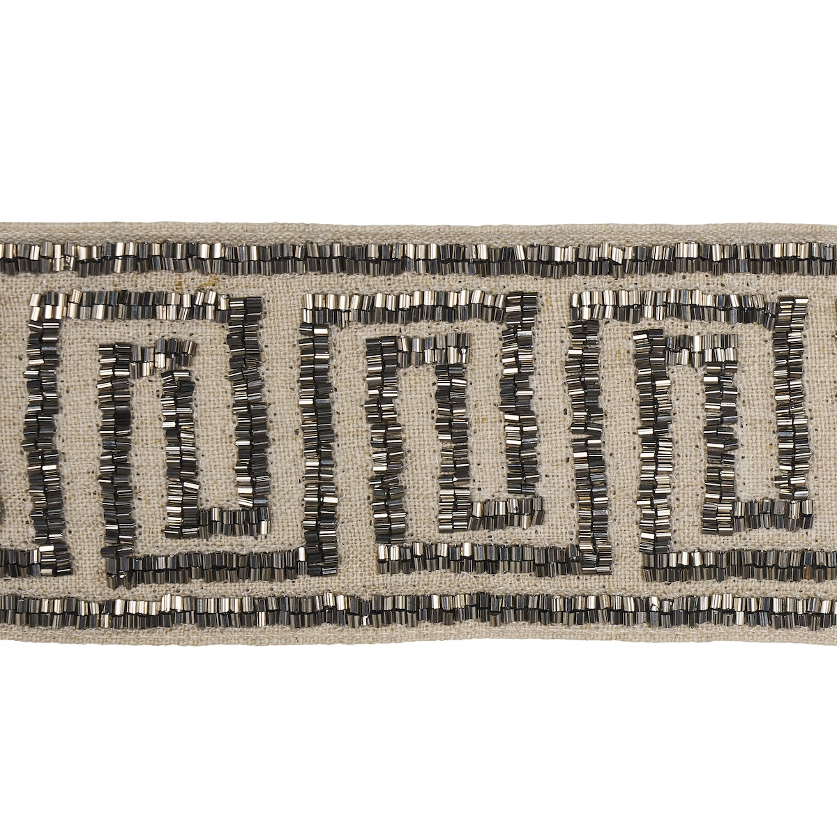 Eaphi TAPE EMBROIDERY MIX KNIT ブラウン Eaphi TAPE EMBROIDERY MIX