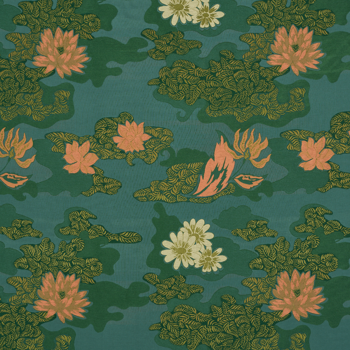 Lian Dream - Turquoise Fabrics | Schumacher