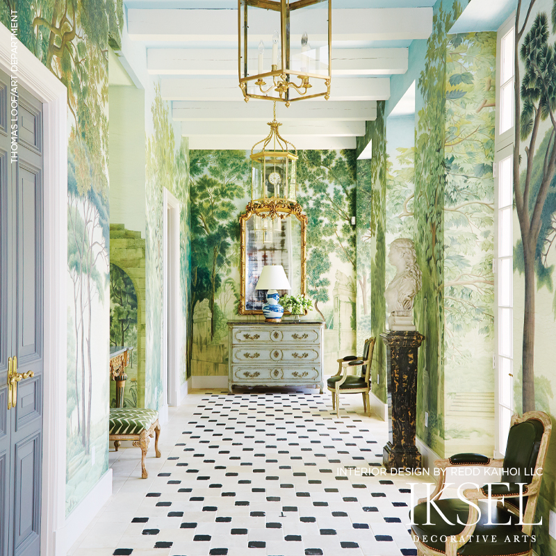 Italian Panoramic - Multicolor Wallpapers | Schumacher