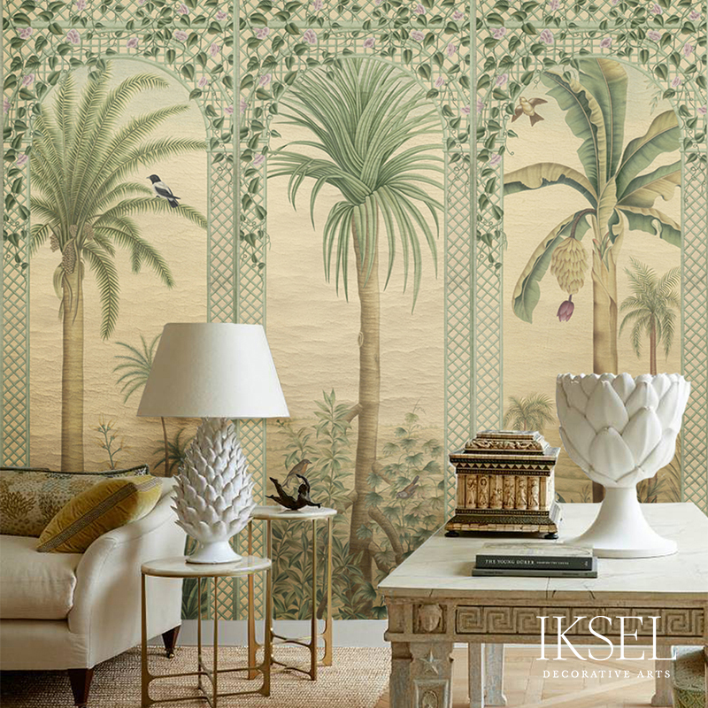 Trellis Exotica - Multicolor Wallpapers | Schumacher
