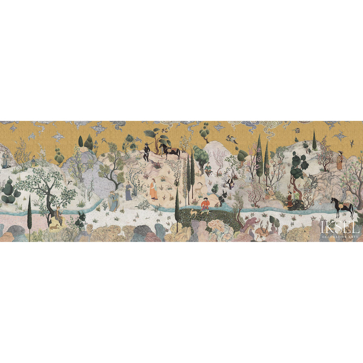 D-Safavid Reverie - Gouache Wallpapers | Schumacher