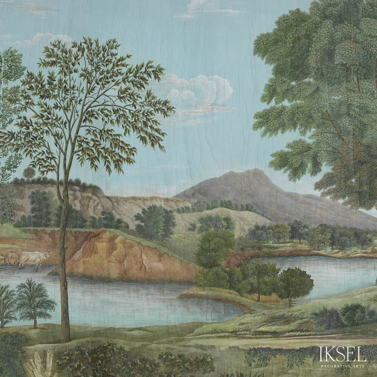 Arcadian Promenade - Multicolor Wallpapers | Schumacher