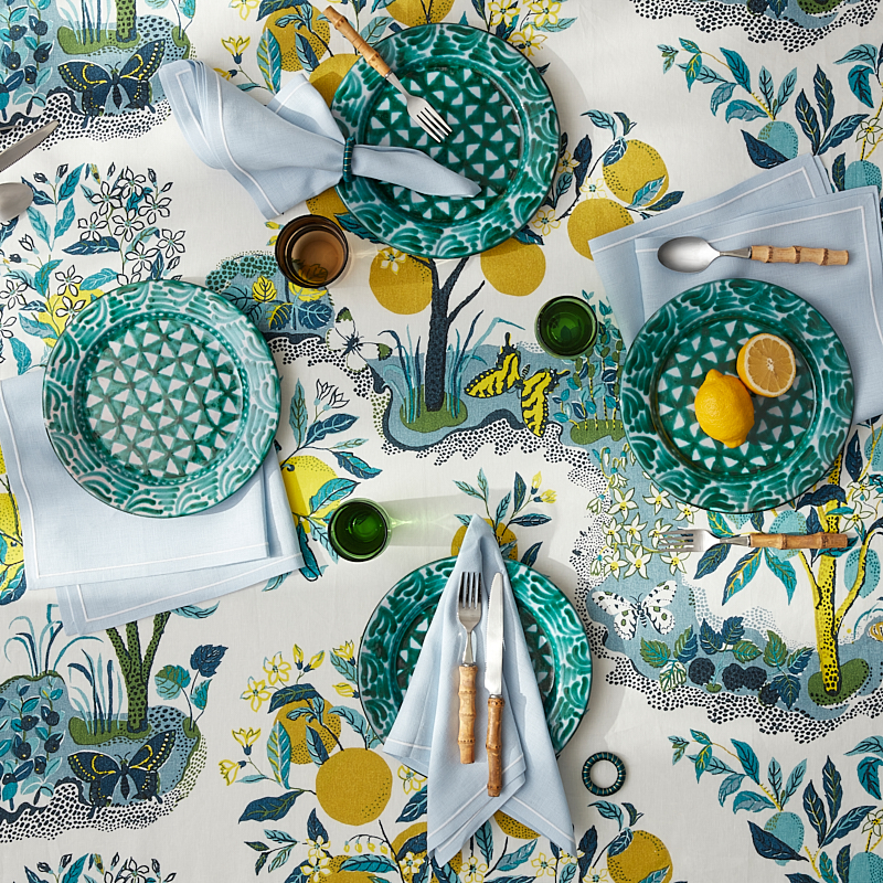 Citrus Garden Tablecloth - Pool Pillows & Accessories