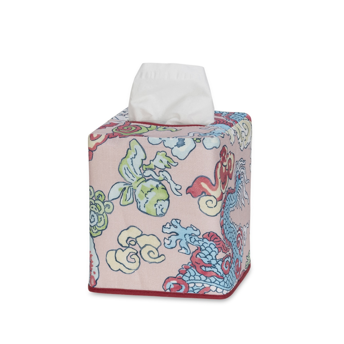 Magic Mountain Tissue Box Cover - Paradise Bed & Bath | Schumacher