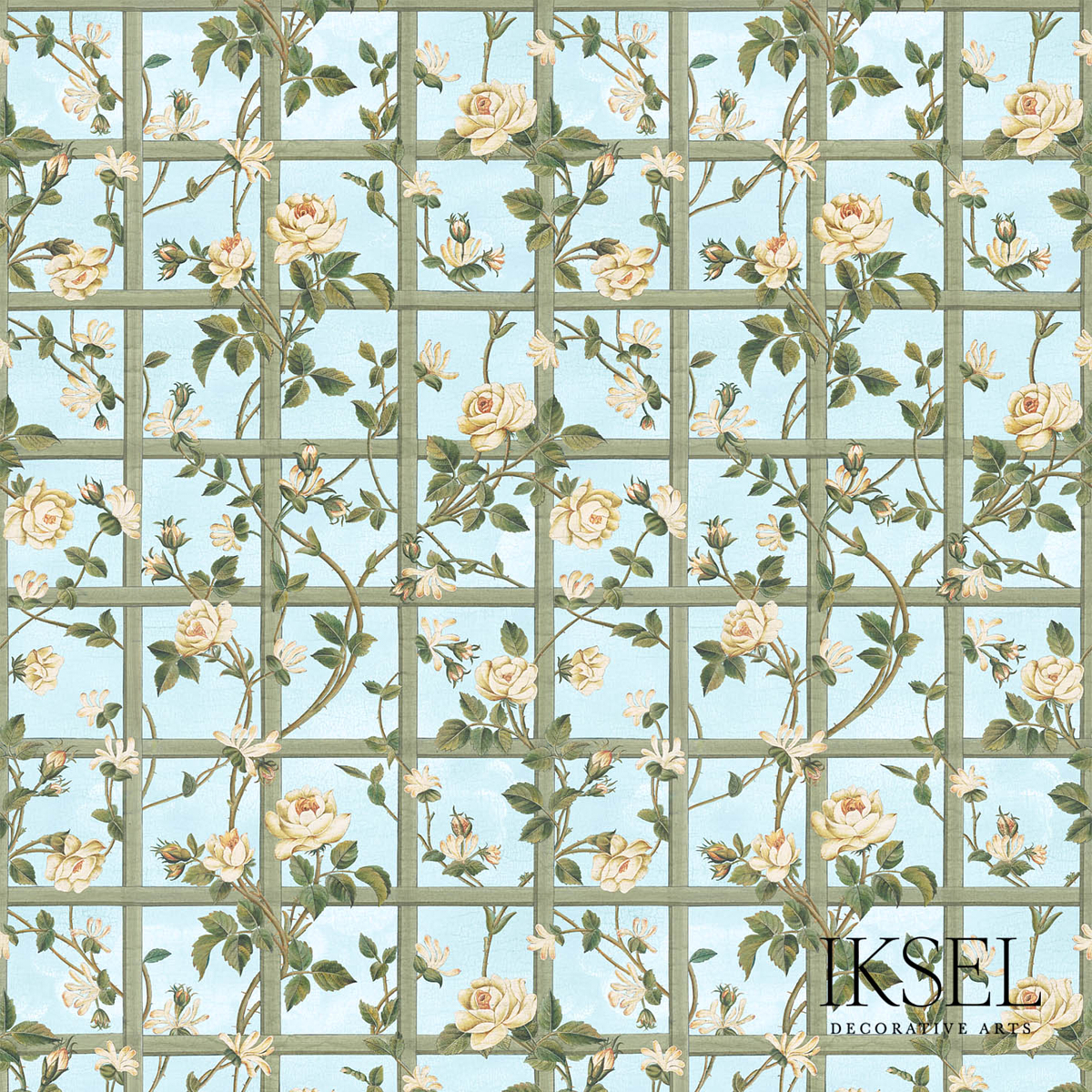 ROSE TRELLIS — MULTICOLOR