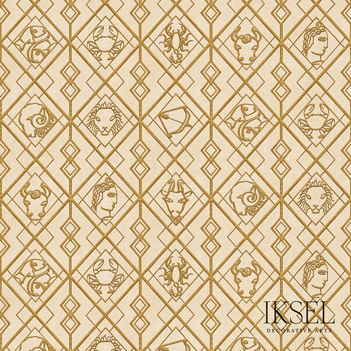 DECO ZODIAC — CHAMPAGNE