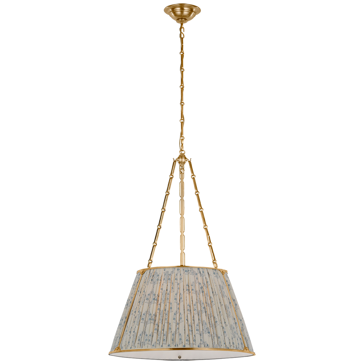 Allister Hanging Shade, Brass - Aditi In Blue Pillows