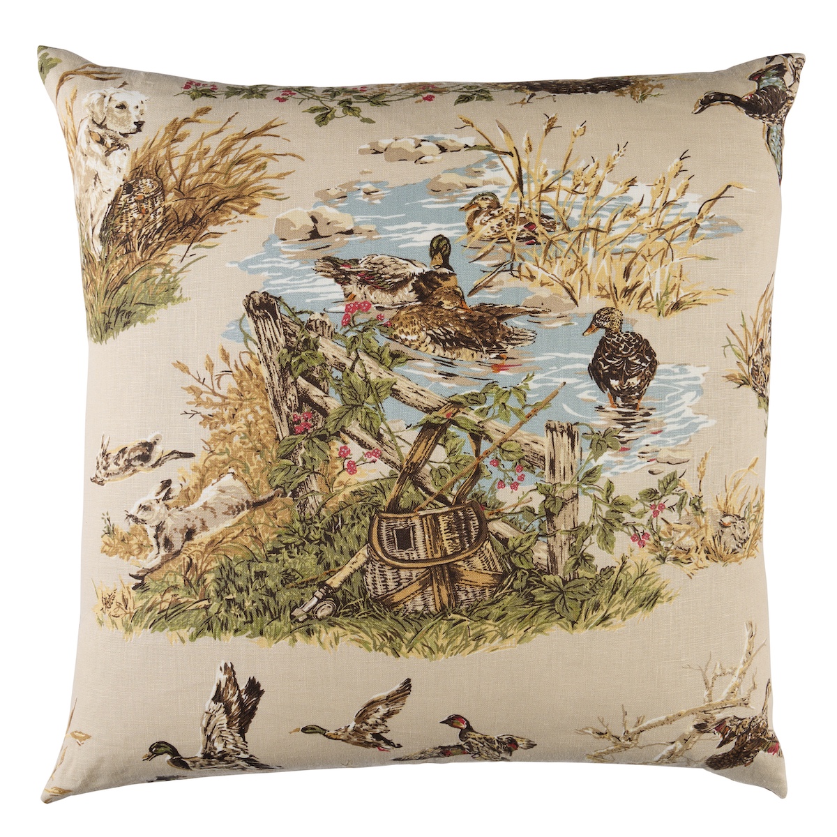 Dog & Duck - Verdant Fabrics | Schumacher
