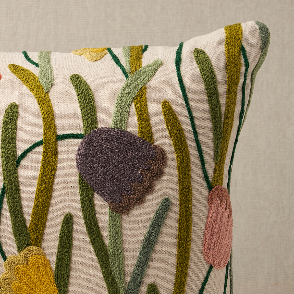 Deco Flower Embroidery - Multi Fabrics | Schumacher