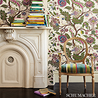 Darya Ikat - Sky Fabrics | Schumacher
