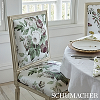 Cassis Floral - Rouge Fabrics | Schumacher