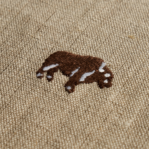 Buffalo Embroidered Linen