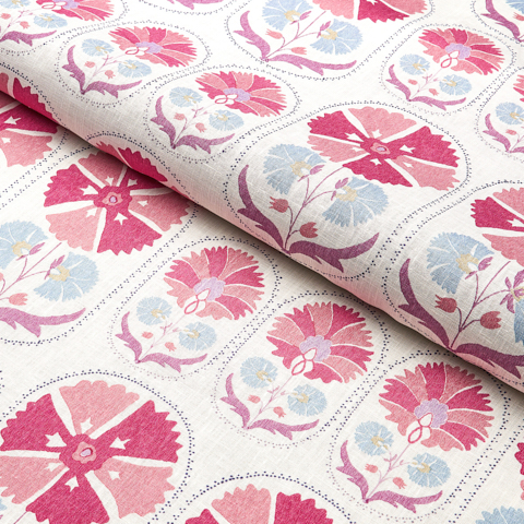 Anjuna Floral Linen Print
