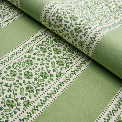 Jasmine Indoor/Outdoor - Leaf Green Fabrics | Schumacher