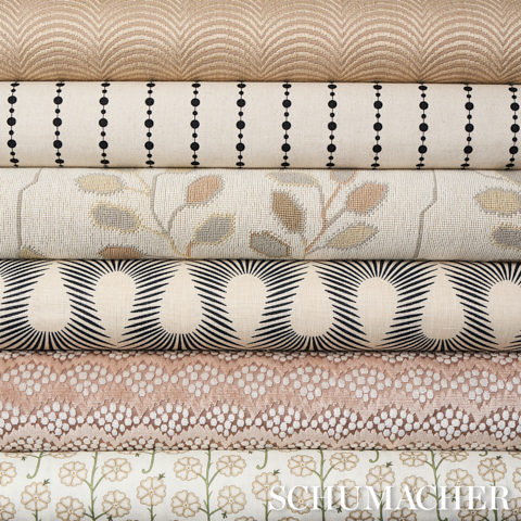 coussinet クシネ　fleur フルール Pollen Cut Velvet - Soft Clay Fabrics | Schumacher