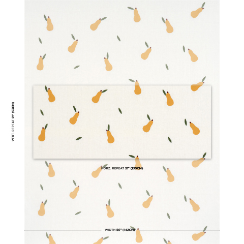 Pears Hand Block Print