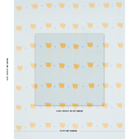 Tulip Play Hand Block Print