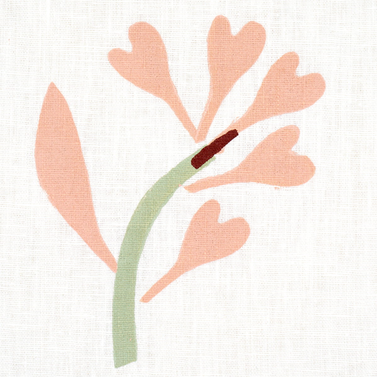 Ginkgo Hand Block Print