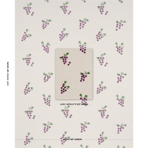 Grapes Hand Block Print