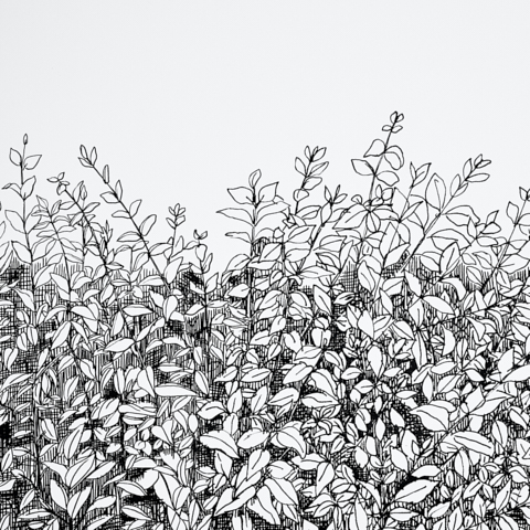 Greenery Galore Vinyl Panel