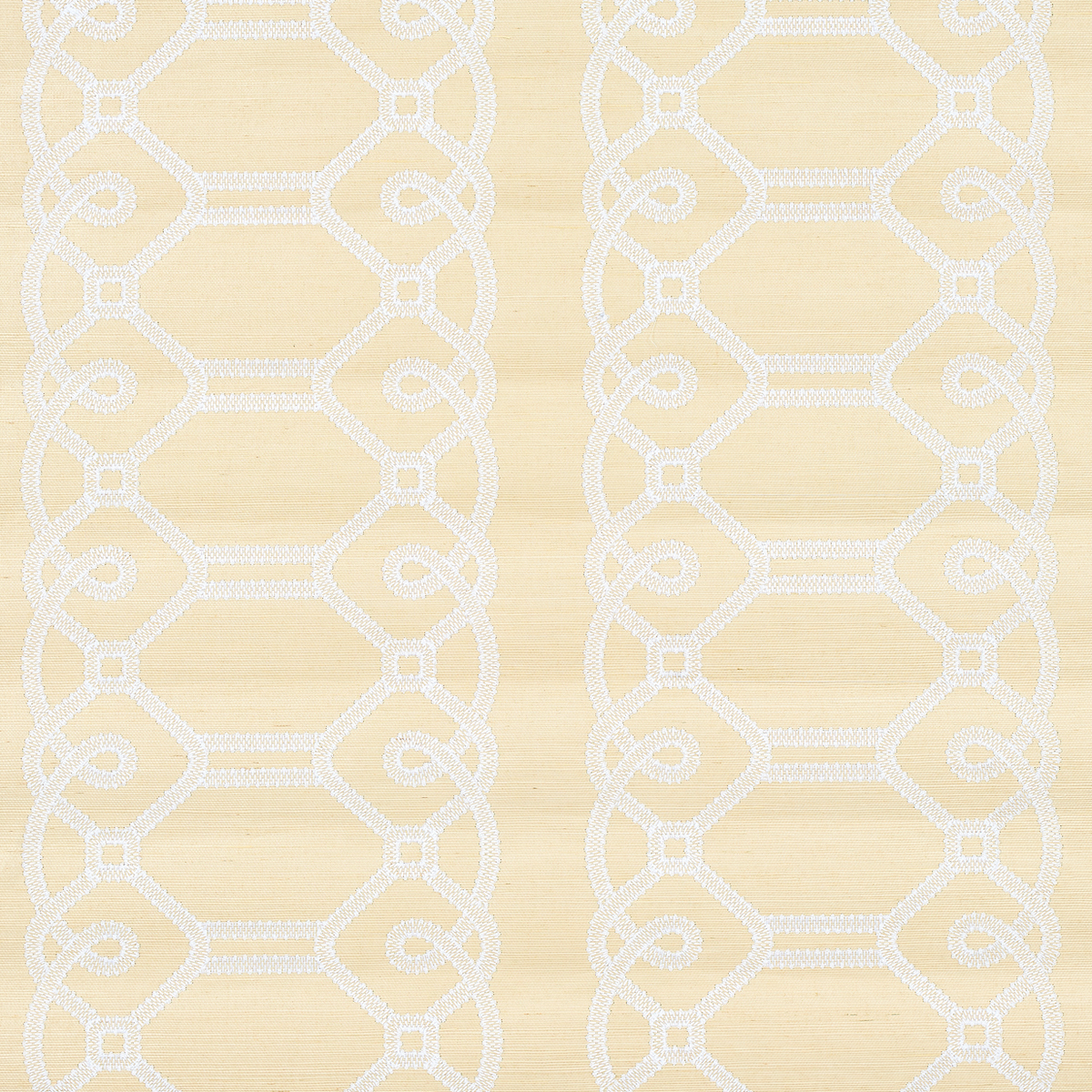 ZIZ EMBROIDERED SISAL