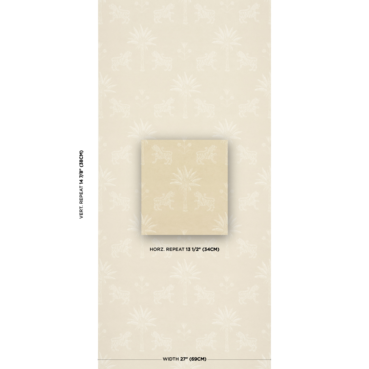 Tiger Palm Silhouette