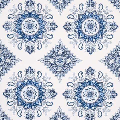 Montecito Medallion Wallpapers - Indigo