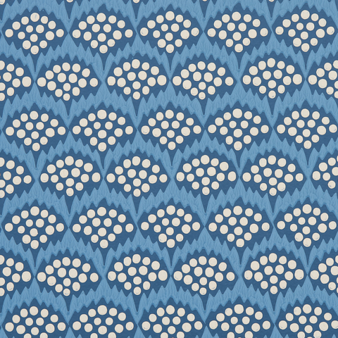 Pollen - French Blue Wallpapers | Schumacher