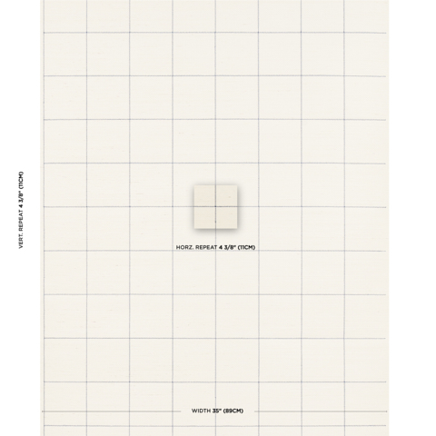 Windowpane Embroidered Sisal