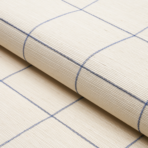 Windowpane Embroidered Sisal