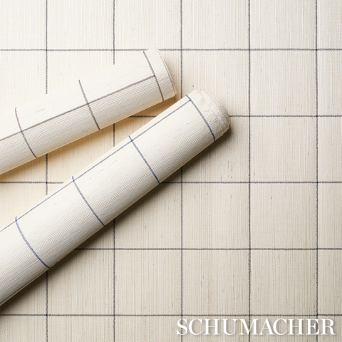 Windowpane Embroidered Sisal