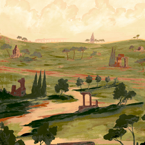 Appian Way 4 Panel Set