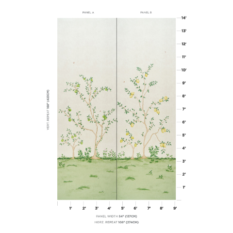 Citrus Blossom 2 Panel Set