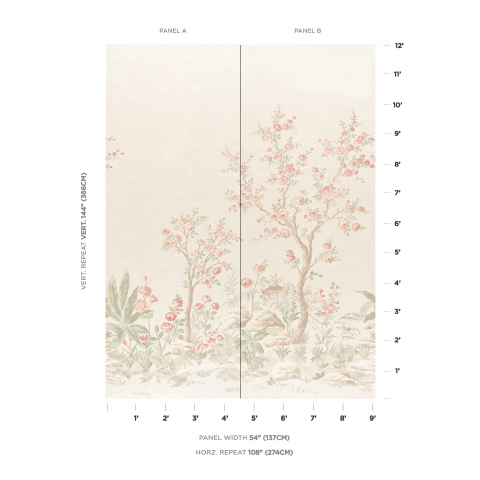 Charlotte's Garden 2 Panel Set