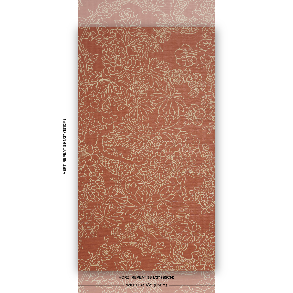 Chiang Mai Dragon Silhouette Raffia